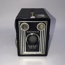 Brownie Target Six-20, Camera Vintage Antique Untested, Used, Kodak.