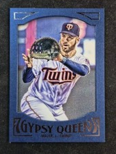 Joe Mauer 2016 Topps Gypsy Queen Blue Frame Parallel #36 Twins HOF Baseball Card