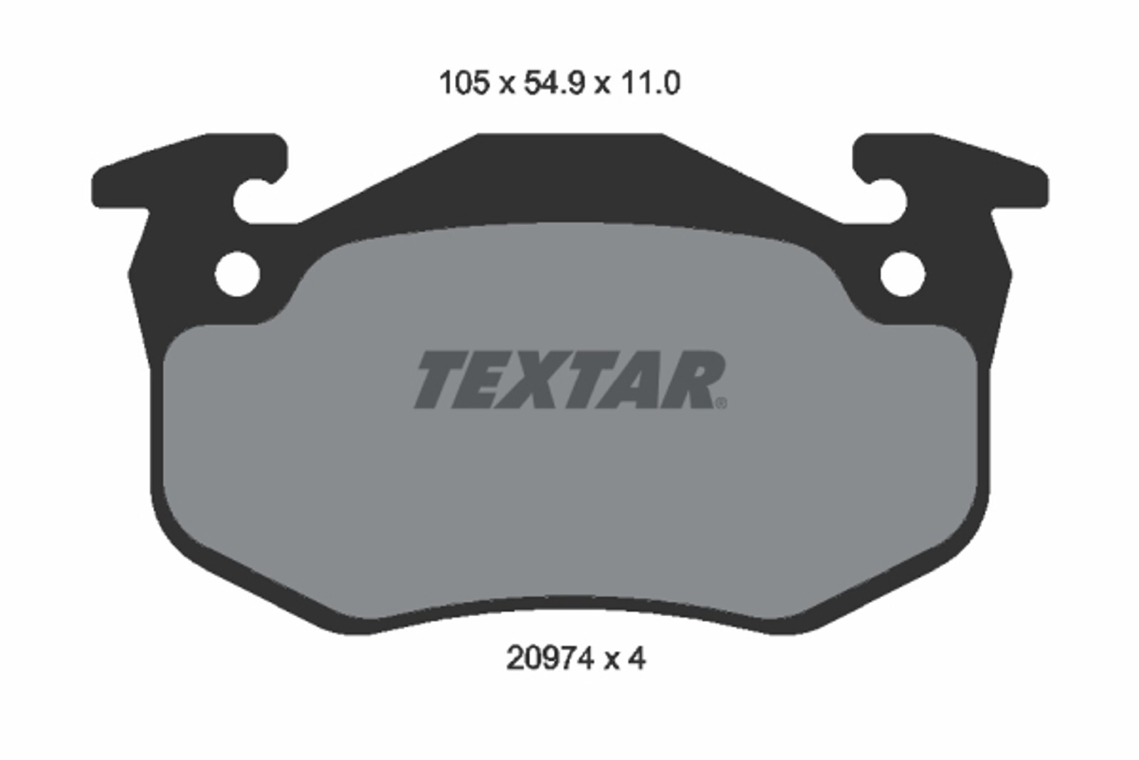 Plaquettes de frein pour Renault Megane Clio 19 et Peugeot 206 306 Xsara