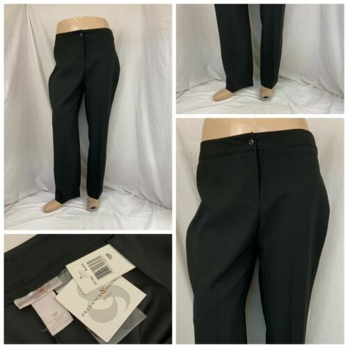 Preswick u0026 Moore Pants 12P Black Polyester Spandex Stretch USA NWT YGI  R1-689 | eBay