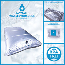 Wasserbeutel,Wassersack, 220 Liter Prepper Wasser Notfallvorsorge