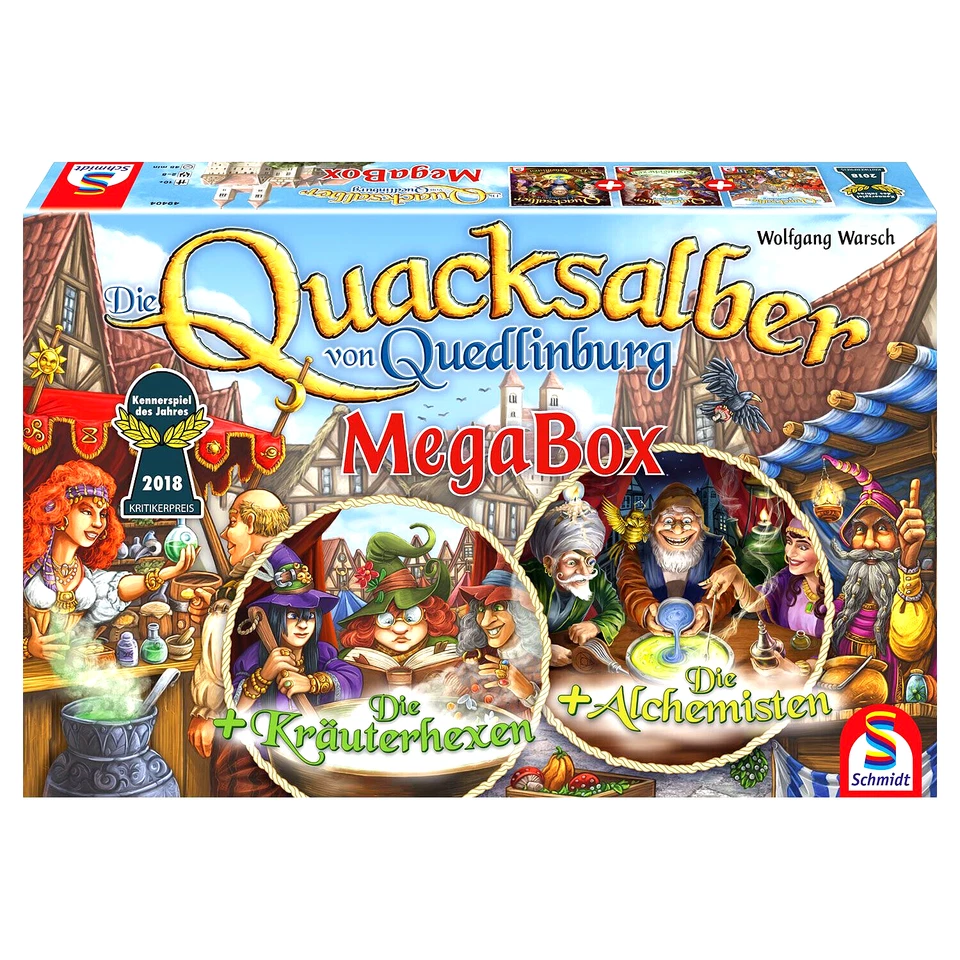 Die Quacksalber von Quedlinburg MegaBox (Grundspiel + 2 Erweiterungen)