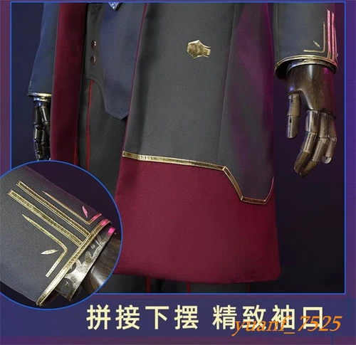 LOL League of Legends Arcane Hilko Cosplay Suit Game Halloween Costume 4813 New - Picture 13 of 24
