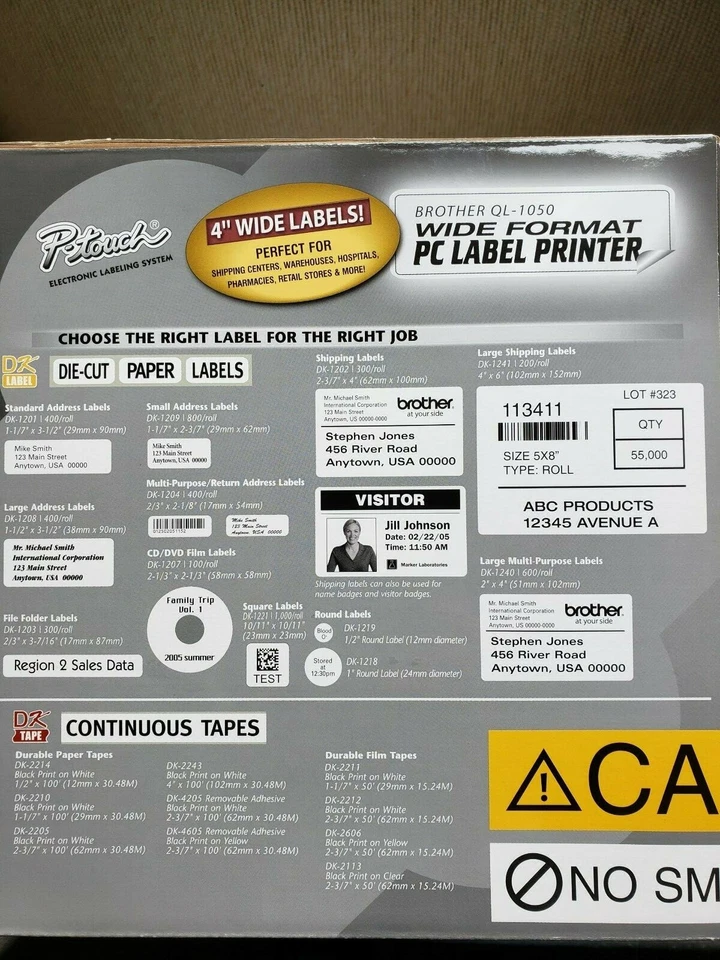 Brother PC QL-1050 Wide Format PC Label Printer - Image 4 of 4