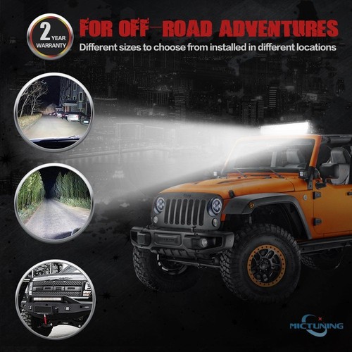 MICTUNING® 32 Inch 180W CREE LED Spot Flood Combo Work Light Bar Offroad SUV - Picture 2 of 8