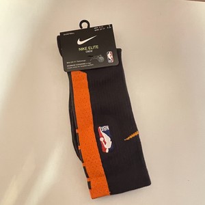 orange basketball socks