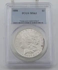 1886 P Morgan Silver Dollar - PCGS MS63 - Certification# 14933567
