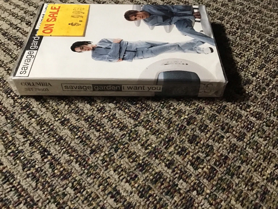 SAVAGE GARDEN I WANT YOU 1997 US CASSETTE SINGLE BRAND NEW COLUMBIA PRINT 2TRX - Image 3 of 4