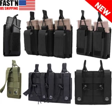 Rifle and Pistol Mag Pouch Single Double Triple Magazine Holster Pocket for Ammo