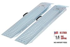Loading Ramps - Steel Ramp Set for ATVs, Motorcycles, Mowers, Carts  More -