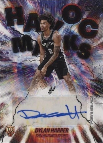 2025-26 Topps Basketball Dylan Harper RC No Limit Blue Rainbow 1