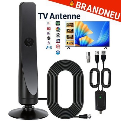 DHL 4K Rewave Antena, TV-Antenne, Saugnapf TV-Antenne Plug Play 3m Kabel