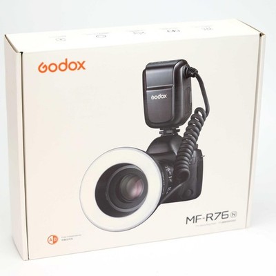 Godox TTL Ring Light MF-R76 for Nikon Cameras Macro Flash