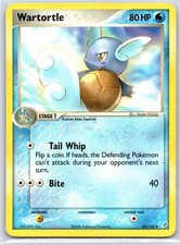 Wartortle 43/100 Uncommon Crystal Guardians Pokemon Moderately Played on eBay