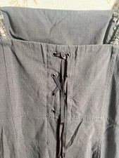 Express Womens Corset Dress Stretch 11/12 Embroidered Y2K Forest Fairy Ren Fair