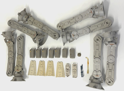 Vintage Star Wars Teile - AT-AT, Imperial Troop Transport und Millennium Falcon