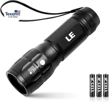 LED Flashlights High Lumens, Small Flashlight, Waterproof, Adjustable Focus Flas
