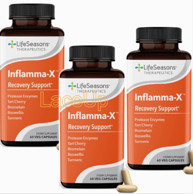 * * Expire 2028 * * __ 3x  Life Seasons INFLAMMA-X Inflammation Support 60 ea