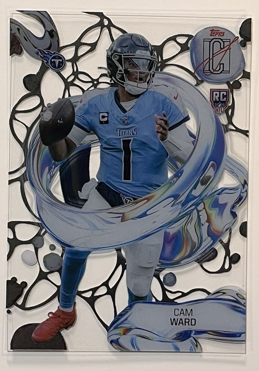 2025 Topps Signature Class Football Fluidity SP Cam Ward Tennessee