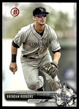 2017 Bowman Prospects Brendan Rodgers Rookie Colorado Rockies #BP88