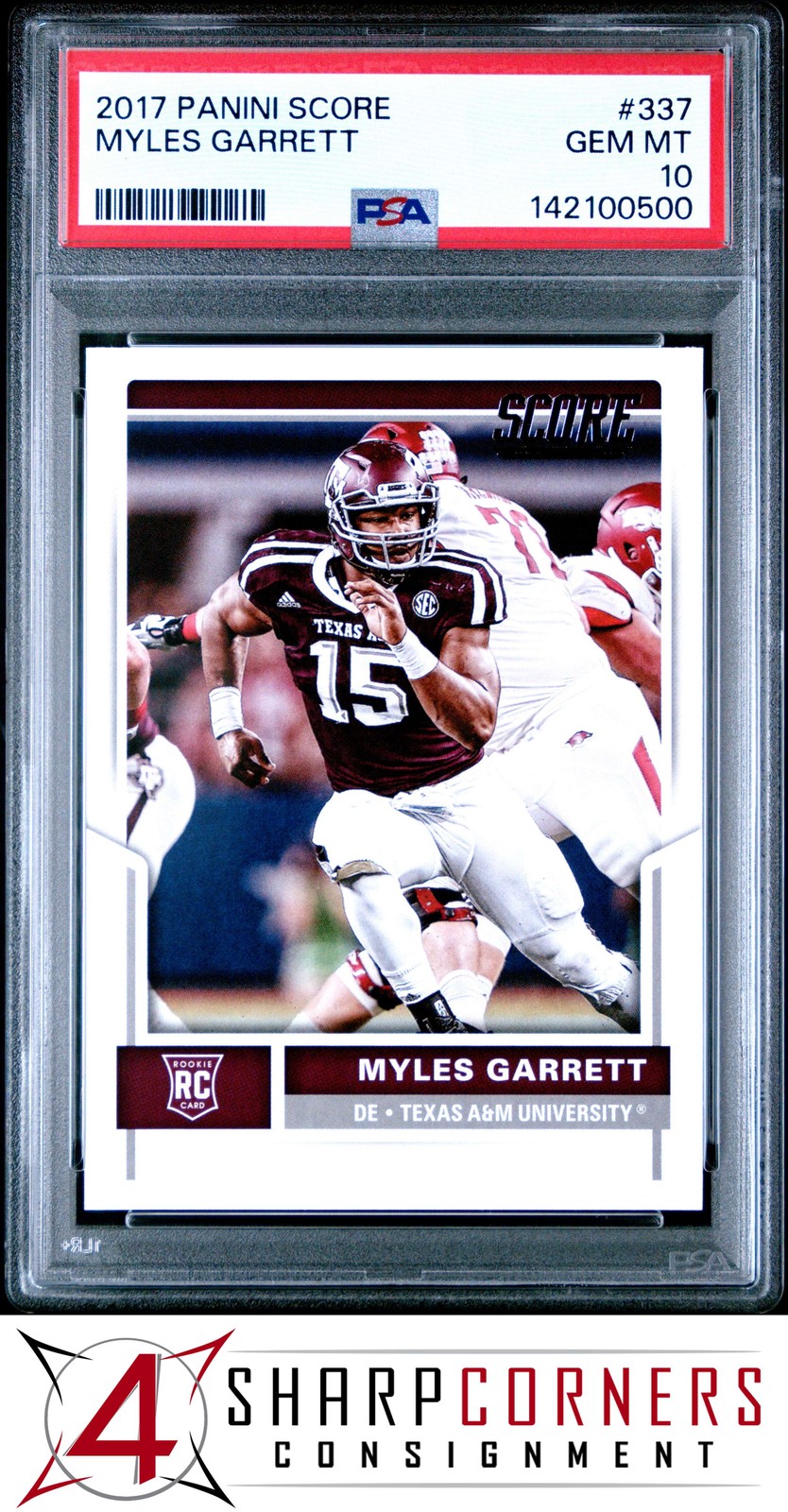 Myles Garrett Panini Score #337 Base