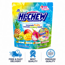 Hi-Chew Tropical Mix Chewy Candy 12.7 oz Bag Assorted Fruit Flavors