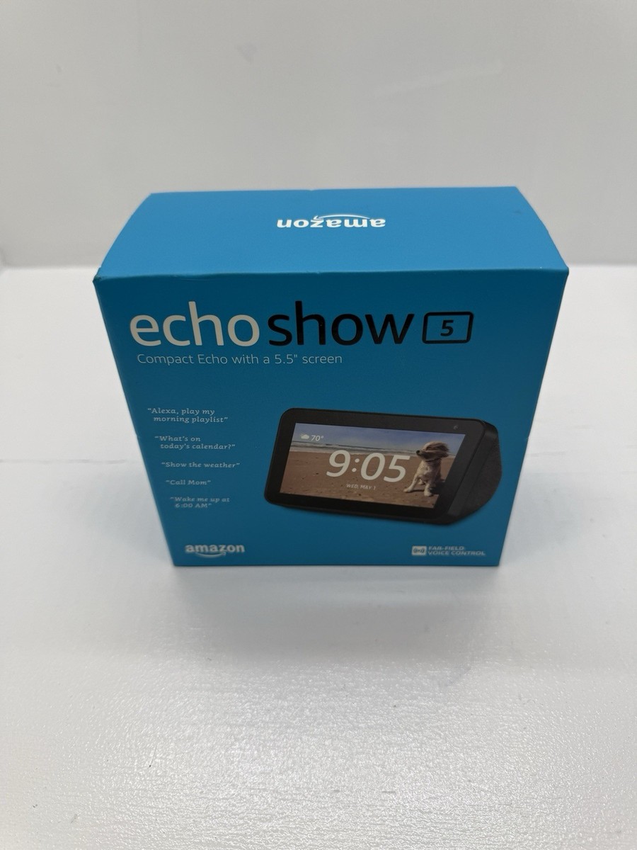 Amazon Echo Show 5 Smart Speaker - Charcoal (B07HZLHPKP) for