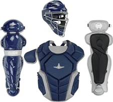 All-Star Top Star Catcher's Kit, Baseball, Youth, 9-12, Navy