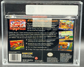 Super Street Fighter II 2 Super Nintendo SNES Sealed New VGA 90 Graded Capcom