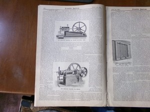 1892 Charter Gas Engine, Scientific American