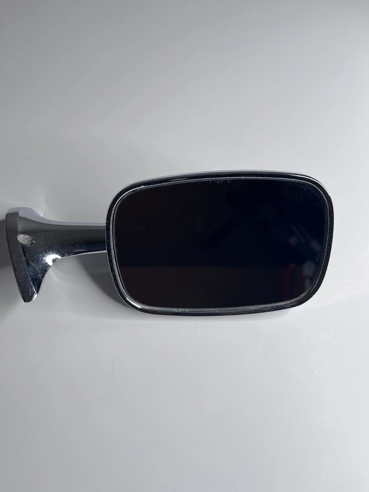 Espejo retrovisor cromado exterior izquierdo lado del conductor Chevy Corvette 1968-74 original vintage Foto 3 de 4