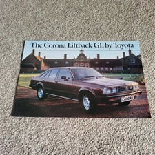 Toyota Corona liftback GL Car Brochure Circa 1978