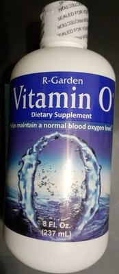R-Garden Vitamin O Supplemental Oxygen 8 Oz. Brand New Sealed