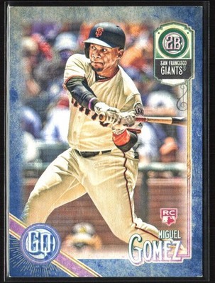 2018 Topps Gypsy Queen Indigo 234/250 Miguel Gomez RC #102