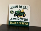 Hi Gloss!! JD Lawn movers Sales And Service Vintage Style Metal Sign