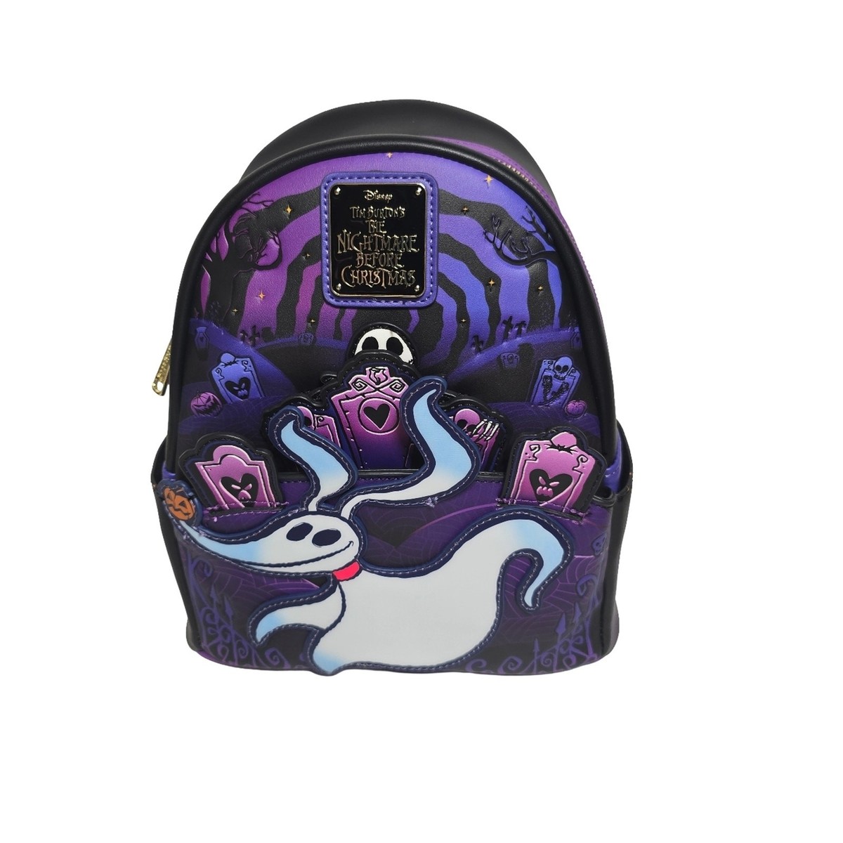 The Nightmare Before Christmas Mini Backpack with Colorful Lights loungefly Loungefly Disney Nightmare Before Christmas Candy Cane  main image 4