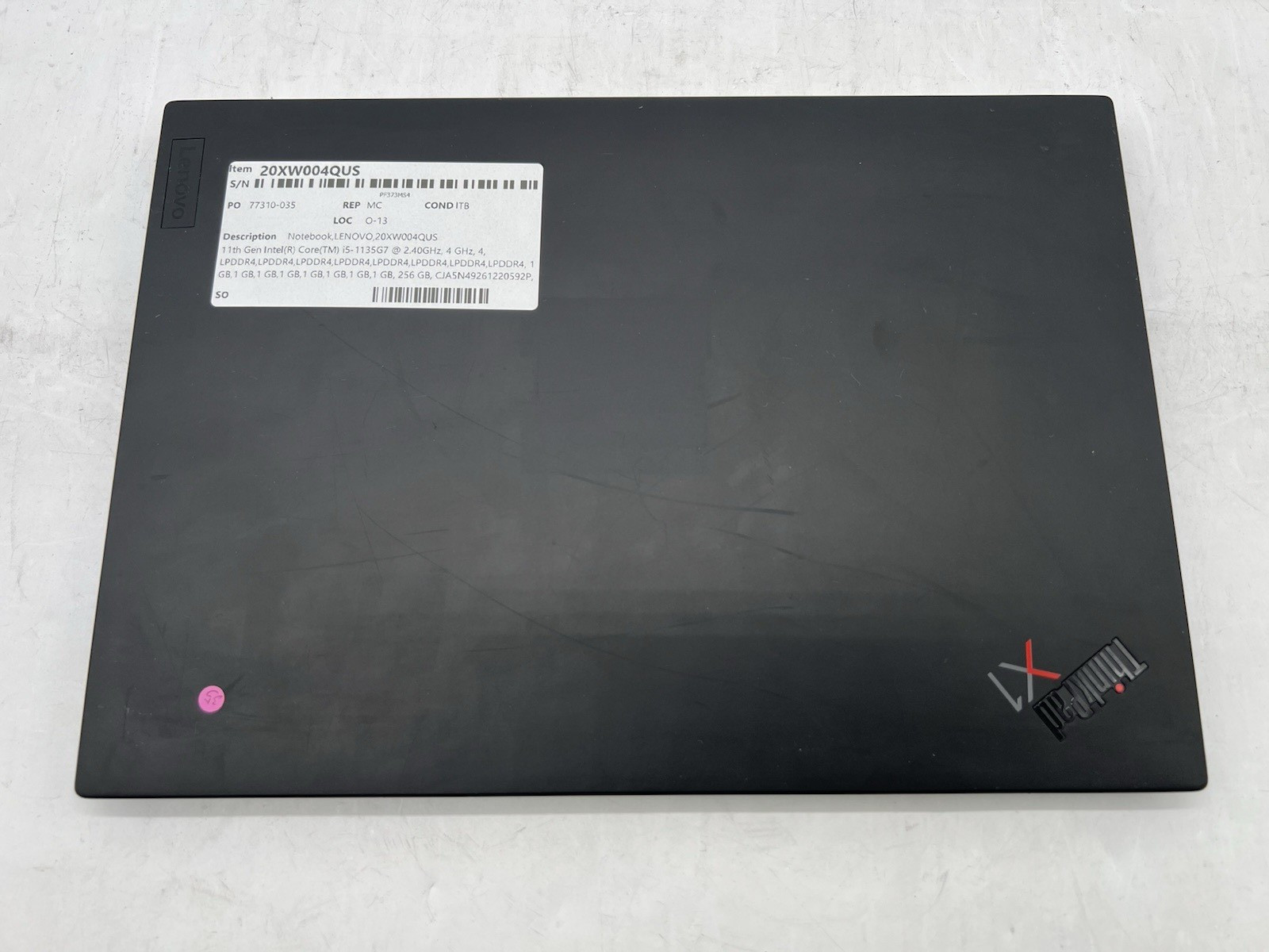 Lenovo ThinkPad X1, 14-Inch Laptop, with Intel Core i5 11th Gen., 256 GB NVMe (Non-Volatile Memory Express), No OS