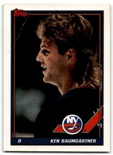 1991-92 Topps Ken Baumgartner New York Islanders #316