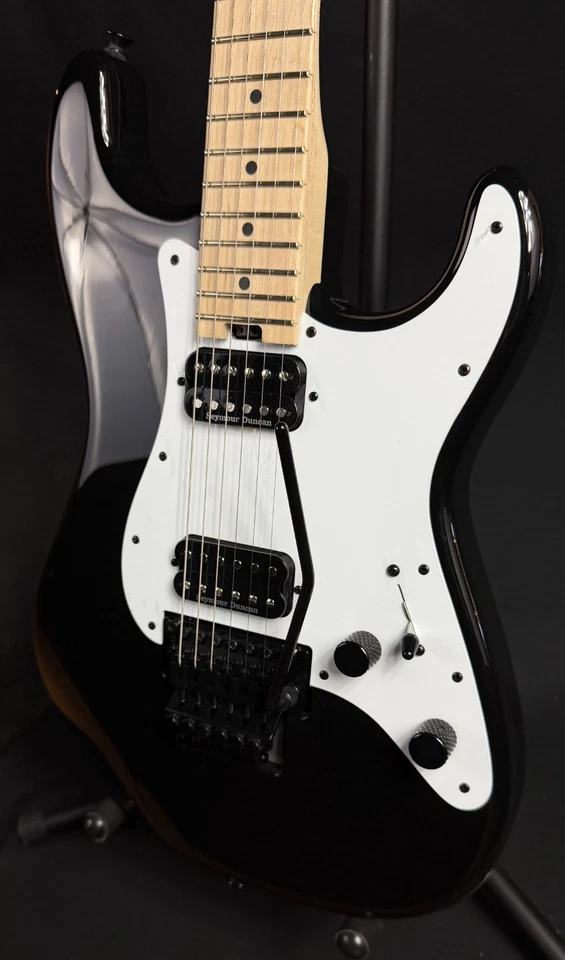 Charvel Pro-Mod So-Cal Style 1 HH FR M 电吉他光泽黑色饰面 — 第 4/4 张图片