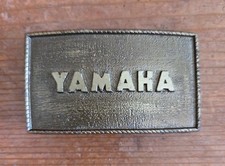 Vtg Yamaha Motorcycles 1970's 1980's Metal Rectangle Belt Buckle Vintage