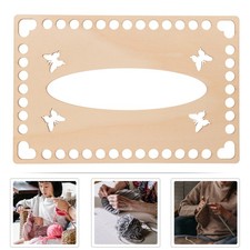 2 Pcs Crochet Accessories Basket Weaving Supplies Bag Crocheting Base