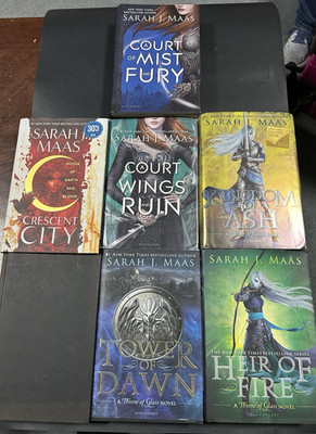 Miscellaneous Books By Sarah J Maas Original Hardcover Lot