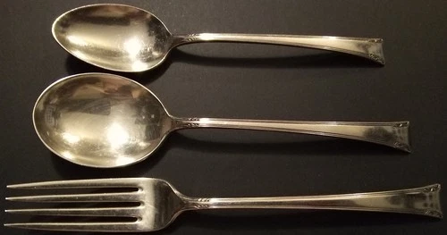 International Silver flatware, Serenity, no monogram, 119gm sterling silver!