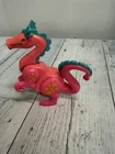 Vintage 1974 Fisher Price Pink Dragon #993 Little People Castle *HAS BOTH EARS