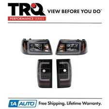 Trq Performance Headlight Tail Light Kit 4pc For 2001-2011 Ford Ranger