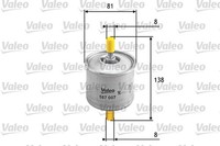 Valeo Kraftstofffilter 587007 Leitungsfilter FüR Ford Mazda Escort J6A Transit 3