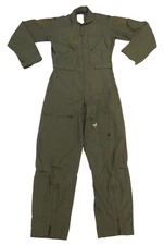 Flight Suit FR Flyers Coveralls 36 R CWU-27/P Green 1590 US Air Force Type I