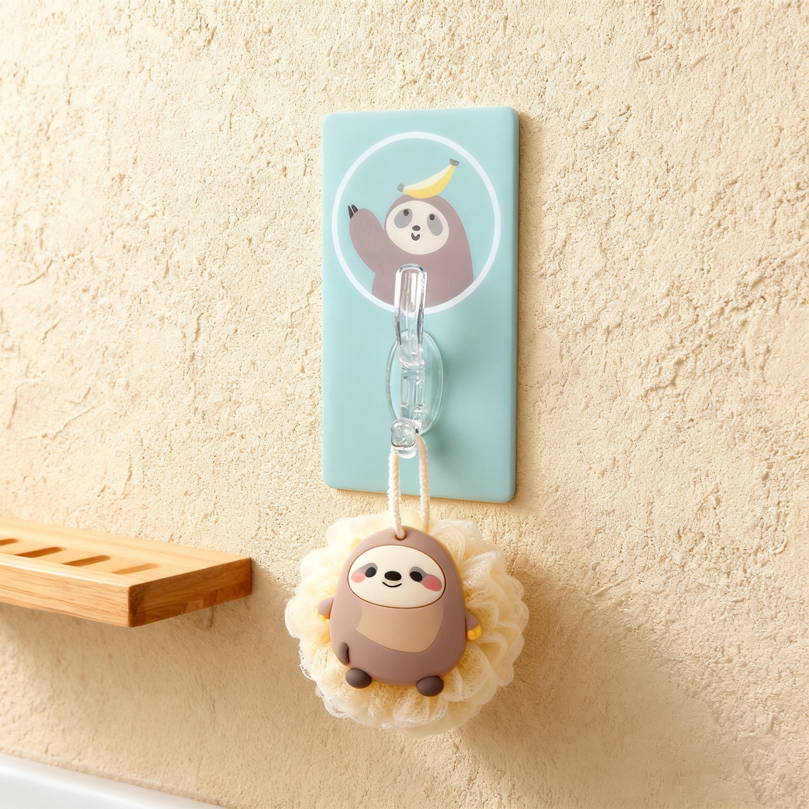 Cute Hooks Wall Mounted Strong Stickiness Adhesive Hooks For Bathroom Trending