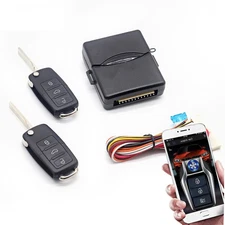 12V Universal Remote Start Trunk Release Kit Keyless Anti‑Theft Bluetooth Remote
