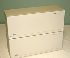 2 Lot Laserline CD Storage 36 Case Holder Wall Mountable w/Drop Down Door